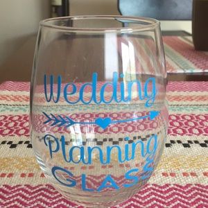 Wedding Planning Wine Glass